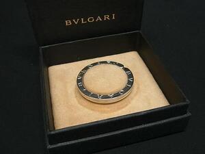 1円 ■極美品■ BVLGARI ブルガリブルガリ SV925 キーリング ネックレストップ ペンダントトップ チャーム アクセサリー シルバー系 FK1590