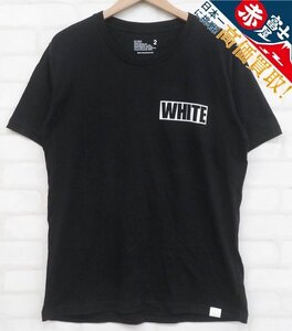 8T5218【クリックポスト対応】ホワイトマウンテニアリング ホワイトボックスロゴ半袖プリントTシャツ WM1671503