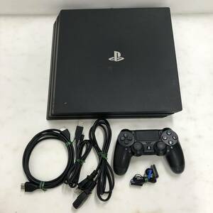 【1円～】SONY PS4 Pro CUH-7000B 1TB 本体 コントローラー コードのみ ※動作確認済み ※外箱欠品【中古品】