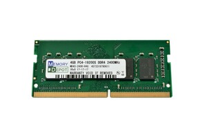 SODIMM 4GB PC4-19200 DDR4-2400 260pin SO-DIMM PCメモリー 5年保証 相性保証付 番号付メール便発送