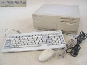 ★NEC PC-9801BX2/U2 キーボード/マウス付 ジャンク