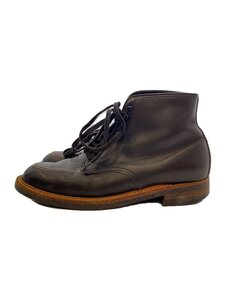 Alden◆Indy Boots/レースアップブーツ/US7.5/BLK/レザー/401