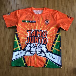 激レア　エスパルス30周年アニバーサリー限定　Ｔシャツ Jリーグ サッカー メンズＬサイズ プラティクスシャツ　頂き物でして使わずに保管