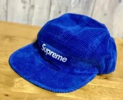 Supreme Corduroy Camp Cap "Royal"