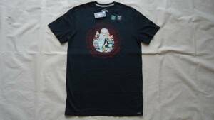 Volcom Happy Awakening Tee 黒 M 半額 50%off 幸福 SB Tシャツ ボルコム スノーボード 大黒様？ レターパックライト