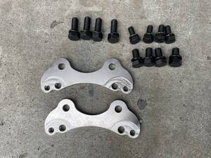 JZX90　JZX100　JZX110　リヤ350mmローター　レクサスLS460 キャリパー流用KIT 　モノブロック　２ポット　大径ローター