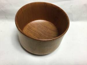 屋久杉抹茶茶碗　芝実作　展示品　美木目　激安　10