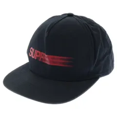 SUPREME (シュプリーム) 10SS Motion Logo 5-Panel Cap モーションロゴ 5パネル キャップ 帽子 ブラック