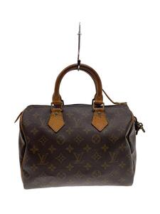 LOUIS VUITTON◆1)スピーディ25_モノグラム・キャンバス_BRW/PVC/BRW/総柄