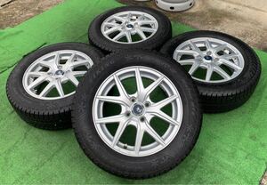 2022年製★Zmeist 15インチ ホイール& VIKING WINTECH WT6 185/65R15 4本セット★アクア ディーダ ノート デミオ★241005