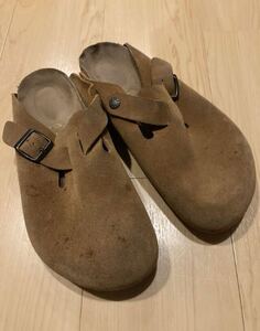 ビルケンシュトック　ボストン　boston BIRKENSTOCK サンダル　ブラウン レザー 