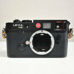 ◆Leica ライカ M6 0.58 ブラッククローム レンジファインダー 動作確認済★防湿庫保管★中古良品