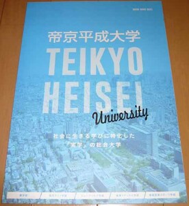 最終価格！　2021帝京平成大学 ガイドブック 学校案内 パンフレット 学部案内【送料185円】