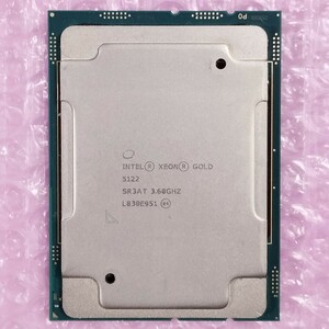 Intel Xeon GOLD 5122 3.60GHz SR3AT / サーバー用CPU (在庫3)