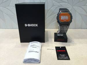 【新品】G-SHOCK DW-5600TLS-8AJF オレンジミラー ブラックスケルトン☆未使用