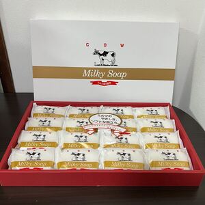 SI■ 未使用 牛乳石鹸 16点セット Milky Soap ゴールドソープ ギフト 国産 石けん 内祝い うるおい すべすべ肌 ミルク 石鹸 箱入り 固形