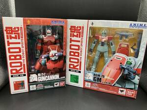 ★【同梱不可】中古品 ROBOT魂 機動戦士ガンダム ジム+ガンキャノン ver.A.N.I.M.E. 2点セット