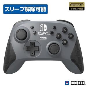 【任天堂ライセンス商品】ワイヤレスホリパッド for Nintendo Switch グレー【Ｎｉｎｔｅｎｄｏ Ｓｗｉｔｃｈ対応】 [Nintendo Switch]