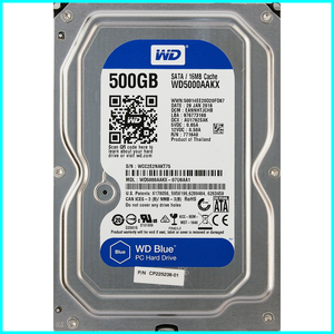 Western Digital WD5000AAKX-07U6AA1 富士通 P/N CP225238-01 3.5インチ SATA600 500GB 8486回 9701時間