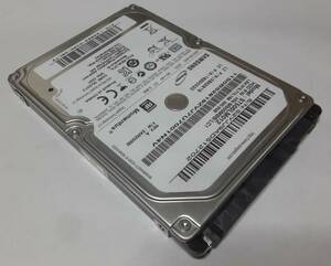 SAMSUNG製中古ノート用2.5インチHDD / 500 GB / ST500LM012 HN-M500MBB / 645時間使用 / 5400rpm / キャッシュ：16MB / 不良セクタなし