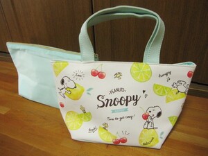 *新品*スヌーピー*2WAYランチバッグ*保冷ポーチ付きミニトート*フルーツ*SNOOPY*PEANUTS*