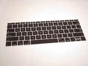 Macbook 12インチ用 USキーボード防塵カバー ブラック US配列