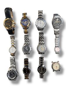 時計 まとめ放出 コレクション品 TECHNOS ELGIN Flying tiger Charles vogele swatch J.harrison 計12点 メンズ レディース クォーツ