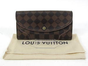 168AH LOUIS VUITTON ルイヴィトン ダミエ N61227 ポルトフォイユ・カイサ【中古】