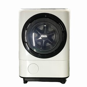 【中古品】 日立 / HITACHI ビッグドラム BD-NV110BL ヒートリサイクル 風アイロン 左開き 2018年製 11kg シルバー 30018577