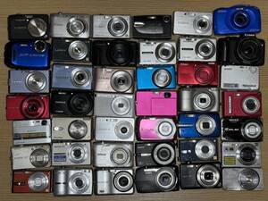 Canon キャノン Nikon ニコン CASIO カシオ LUMIX ルミックス 等 コンパクトデジタルカメラ 42点 セット まとめ コンデジ デジカメ C212