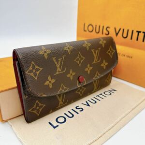 3049【ほぼ極美品】LOUIS VUITTON ルイヴィトン モノグラム ポルトフォイユ エミリー 長財布 二つ折り財布 ウォレット M60697/TA2123