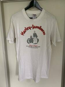 レア Harley-Jamboree 半袖Tシャツ M ハーレーダビッドソン ヴィンテージ ビンテージ ハーレージャンボリー
