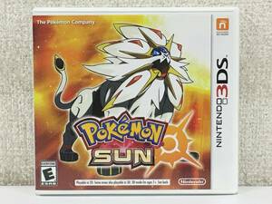 ●○Z107 ニンテンドー 3DS ソフト 海外版 Pokemon SUN ポケットモンスター ポケモン サン○●