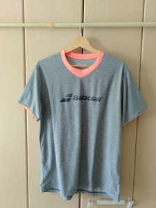 バボラ★Babolot 半袖Tシャツ O（LL）★グレー