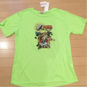 GU マーヴェル マイティソー Tシャツ 新品 メンズXL(小さめ) ネオンカラー 蛍光 アメコミMARBEL THOR T-shirt 速乾 女性OK トレーニング