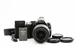 ★美品★ NIKON ニコン D3000レンズキット シャッター数13400枚 AF-S 18-55mm 3.5-5.6 G J810