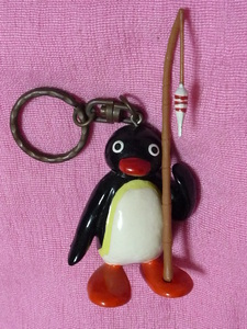 激レア！レトロ １９９０年 ＰＩＮＧＵ ピングー キャラクター マスコットキーホルダー⑦