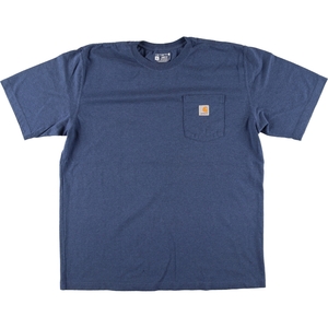 古着 カーハート Carhartt Loose Fit 半袖 ワンポイントロゴポケットTシャツ メンズXL /eaa432786