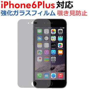 セール iPhone6 Plus 保護フィルム 強化ガラス フィルム 液晶保護 シート 覗き見防止 5.5インチ Point 10倍 ネコポス送料無料 翌日配達