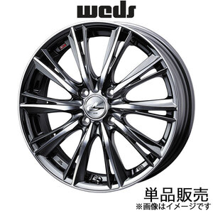 レオニスWX フレアワゴン MM32S/MM42S 16インチ アルミホイール 1本 ブラックメタルコート/ミラーカット 0033871 WEDS LEONIS WX