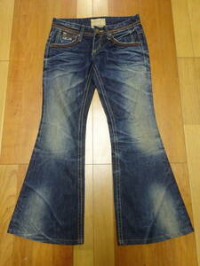 ■G-183 ■LOLITA JEANS　ブーツカットデニムパンツ　サイズ27インチ