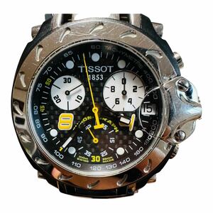ティソ QZ T011417AM07 ワールドチャンピオンシップ MOTOGP 黒文字盤 クロノ デイト メンズ腕時計