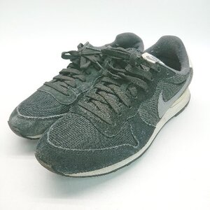 ◇ NIKE ナイキ 629684-016 ローカット 軽量 ブランドロゴ カジュアル スニーカー サイズ25 ブラック メンズ E