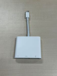 S2122)純正 Apple USB-C Digital AV Multiport Adapter A2119 （壬2）