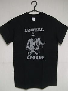 即決★新品バンドＴシャツ★ローウェル・ジョージ（リトル・フィート）★ LOWELL GEORGE★ブラック×グレー★S/M/L/XLサイズ対応可能