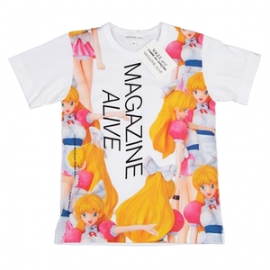 新品！ヴォーグニッポン＆コムデギャルソン マガジンアライブ 村上隆 魔女っ子アラモード展コラボTシャツ 白S 【レディース】