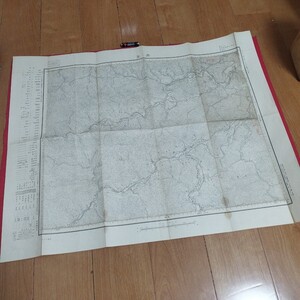 丹生 昭和22年発行 昭和12年測図 三重県多気郡多気町丹 古地図 1/5万 大日本帝国陸地測量部 国土地理院 古書和書PF2