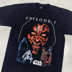 デッドストック？ STAR WARS EPISODE1 スターウォーズ エピソード１ ファントムメナス ダース モール Ｔシャツ L/CR