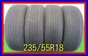 ■中古タイヤ■　235/55R18 100H BRIDGESTONE DUELER H/L422 PLUS ハリアー RAV4 ヴァンガード等 夏タイヤ 激安 中古 送料無料 B793