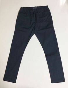 EURO KENVY slacks chino tapered pant 新品 S NAVY ユーロ ケンビー スラックス チノ デーパード パンツ ジョガー ネイビー 紺 KEN